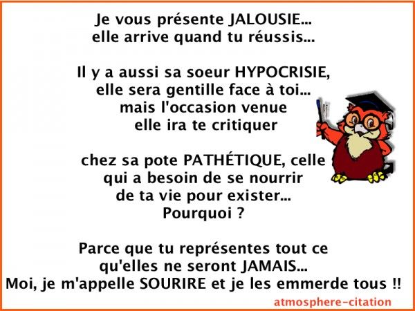 Meilleurs Citations De Jalousie I Present Jealousy It Happens When You Succeed There Is Also Hypocri Citations Votre Source Numero 1 Pour Les Citations Et Proverbes