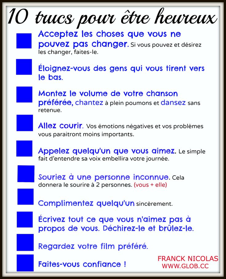 Citations Nouvelle Vie 10 Trucs Pour Etre Heureux R Glob Cc K Citations Votre Source Numero 1 Pour Les Citations Et Proverbes