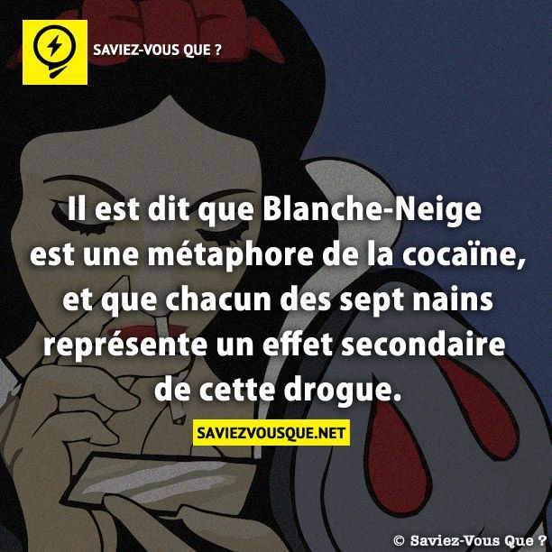 9abde5281f264ab4ebd257c9 Cocaine Snow White Jpg Citations Votre Source Numero 1 Pour Les Citations Et Proverbes